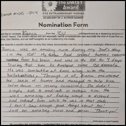 Daisy Award - April 28th, 2017