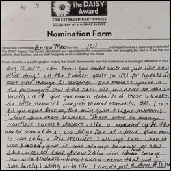 Daisy Award - August 1st, 2017