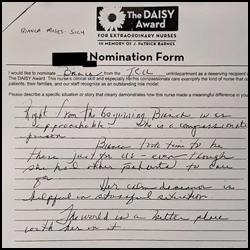 Daisy Award - August, 29th, 2016