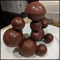 Tempered Chocolate Spheres