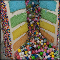 Explosion Cake - Inner Reveal